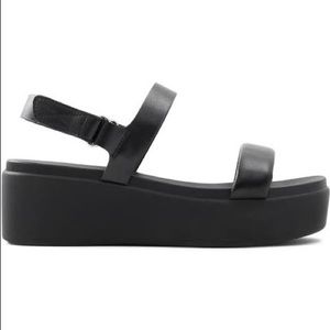 ASOS Black Platform Sandal